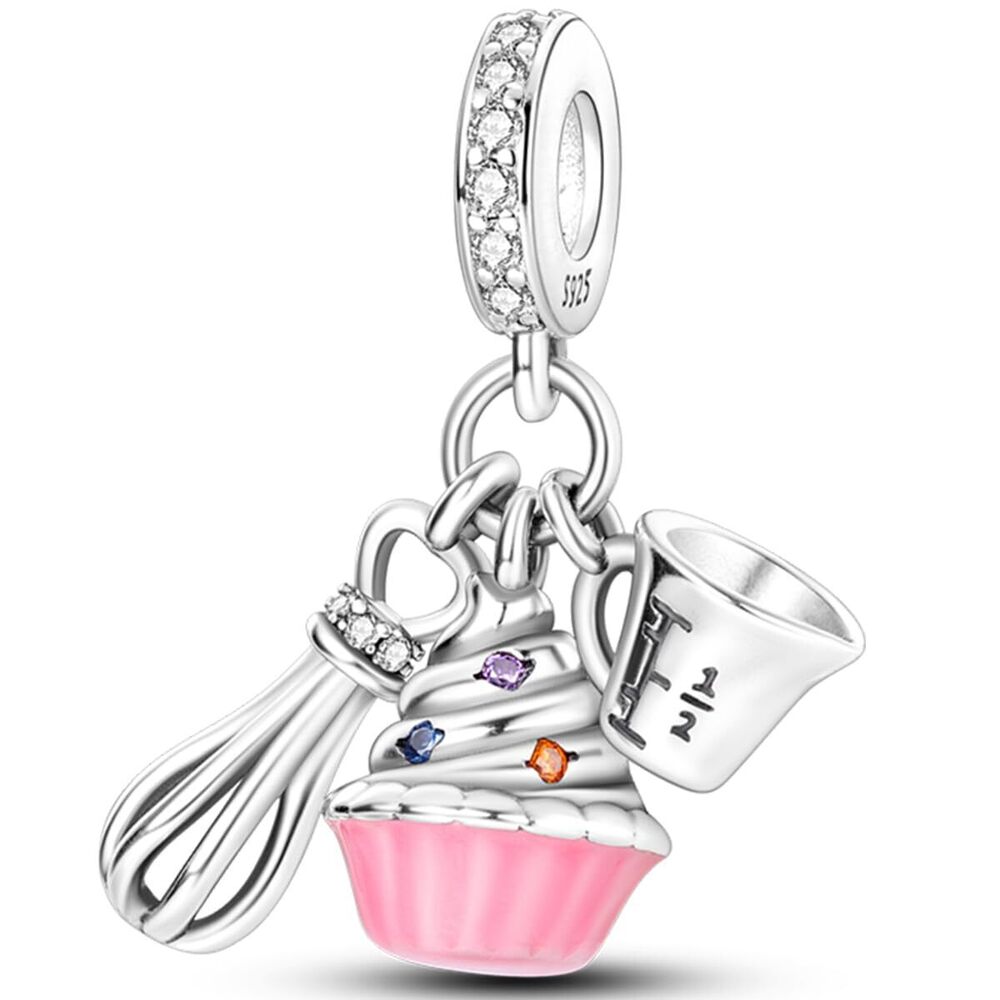 2580 925 Sterling Silver Bracelet Necklace Pendant Jewelry Diy Gift